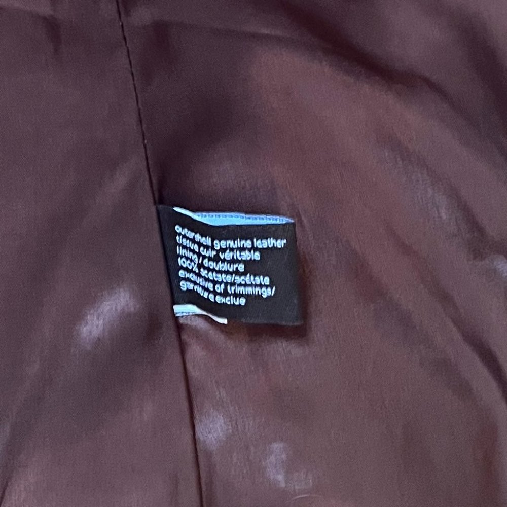 Vintage Danier Leather Jacket, Size Small Petite - Picture 8 of 9